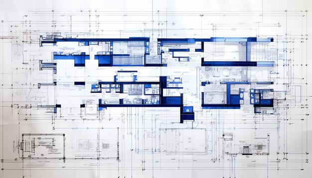 Plan architectural montrant des plans d'étage détaillés et l'élévation