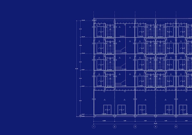 Plan d'étage conçu en s'appuyant sur le dessin