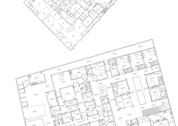 Plan d'étage conçu en s'appuyant sur le dessin