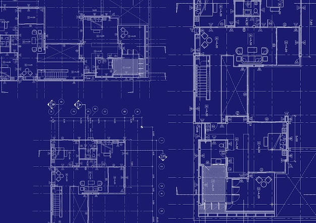 Plan d'étage conçu en s'appuyant sur le dessin