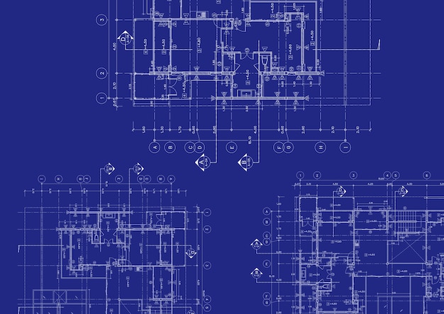 Plan d'étage conçu en s'appuyant sur le dessin