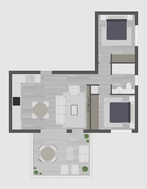 Photo plan d'étage