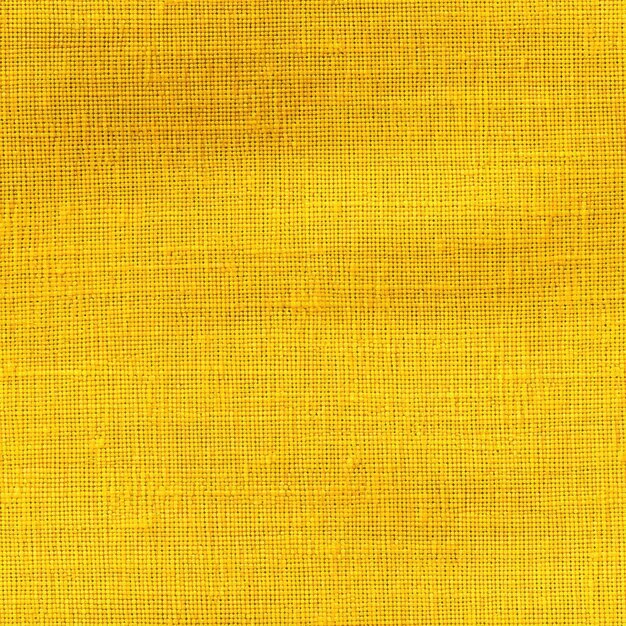 Photo plan macro sur une texture denim jaune avec un motif subtil