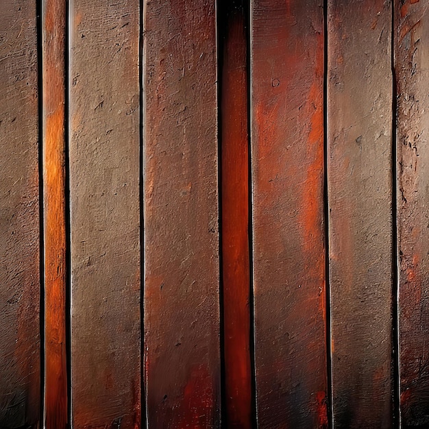 Planche de bois dur foncé avec une texture de bois rustiquexA