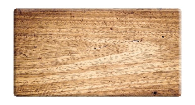 Une planche de bois avec une épaisse couche de bois.