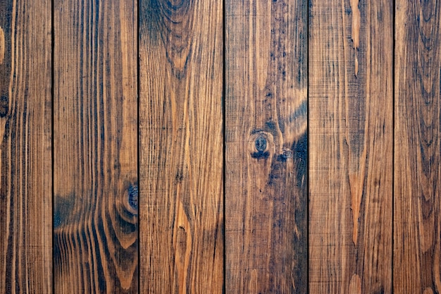 Photo planche de bois huilée marron
