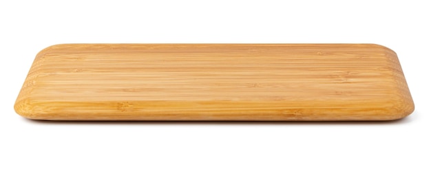 Photo planche de bois isolé sur fond blanc gros plan
