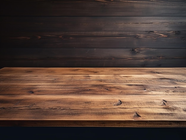 un plancher en bois avec un fond en bois sombre