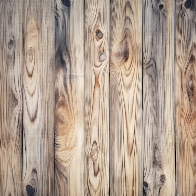 un plancher en bois