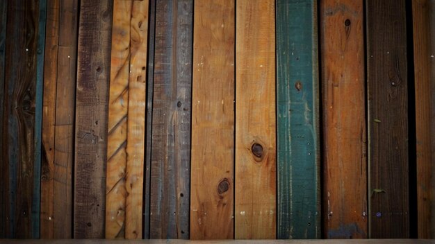 Des planchers en bois sur un fond rugueux