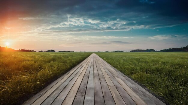 Des planches de bois sans fin