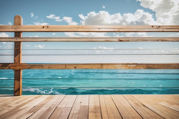 Des planches avec un fond marin détendu