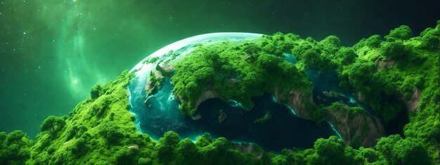 Planète verte Terre