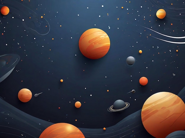 Photo les planètes du système solaire