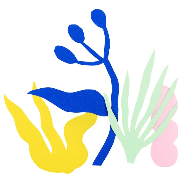 Plante d'autocollant png artisanat du papier DIY
