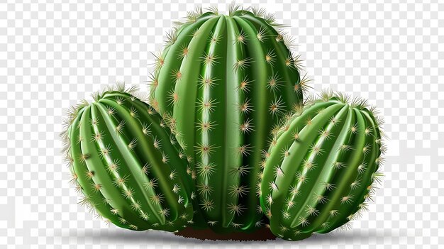 Une plante de cactus isolée sur un fond transparent