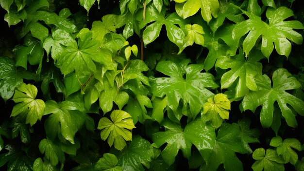 une plante à feuilles vertes qui est étiquetée comme une plante.