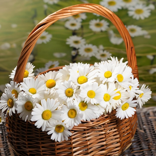 plante ou fleur dans un panier