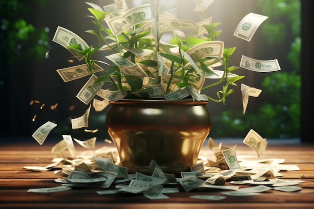 Plante de fortune qui attire la richesse