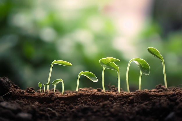 Une plante avec le mot graine dessus