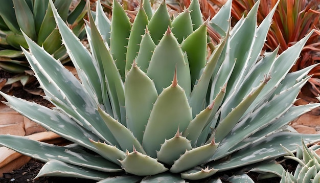 Photo une plante verte avec une feuille verte qui dit succulent