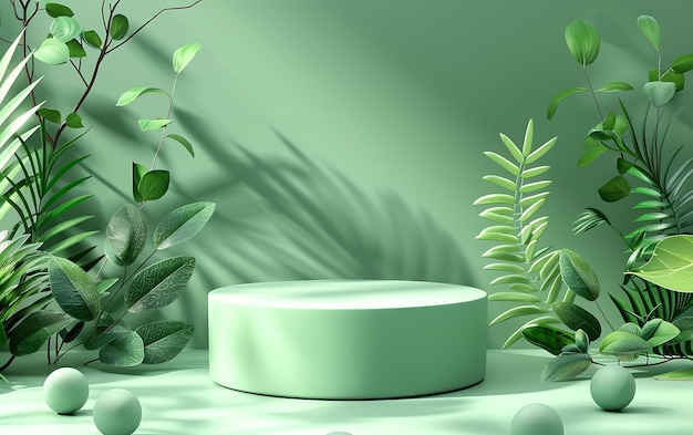 une plante verte et un objet vert avec un fond vert