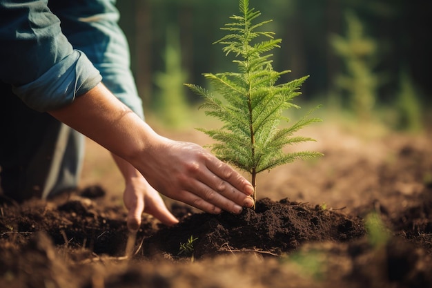 Planter un sapin