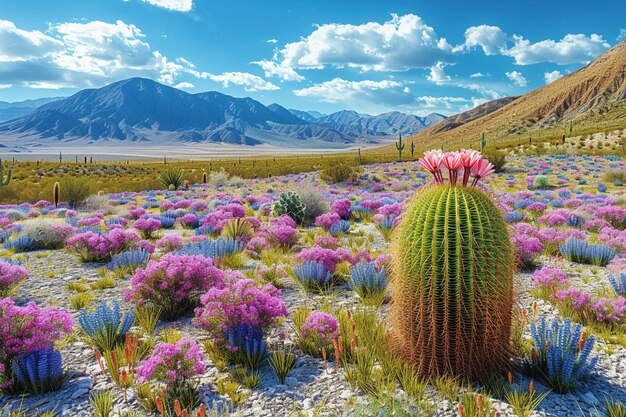 Photo les plantes de cactus sont des papiers peints en hd 8k.