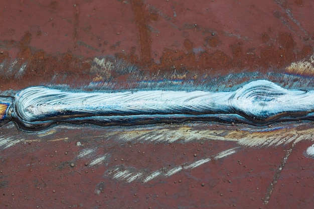 Plaque de joint de soudure en acier au carbone par procédé de soudage à l'arc en métal blindé