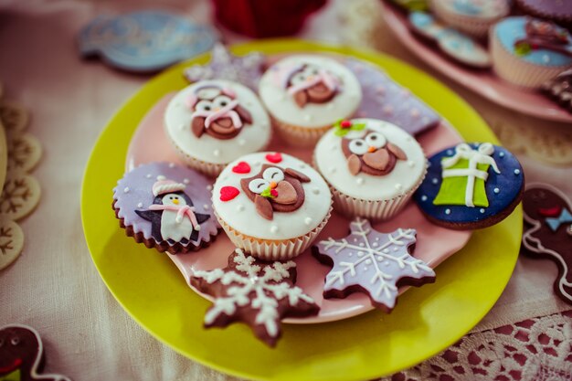 plaques mode de vie de flocons de neige chambre cookies