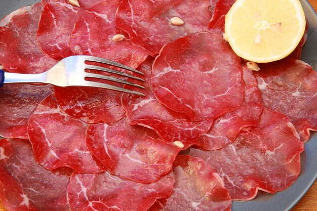 plat de bresaola