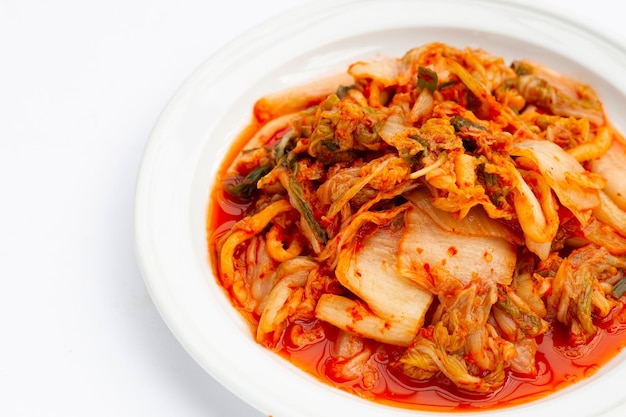 Plat coréen Kimchi de légumes fermentés épicés