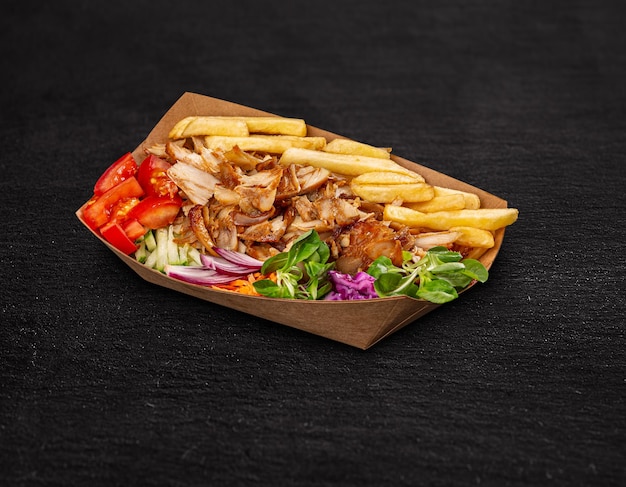 Plat de gyros grecs