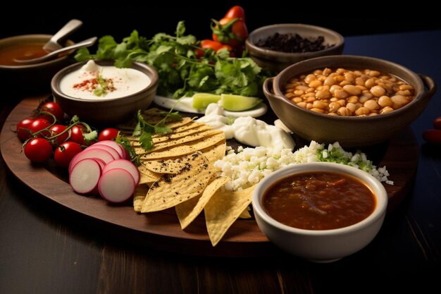 Le plat de Pozole à l'eau à la bouche