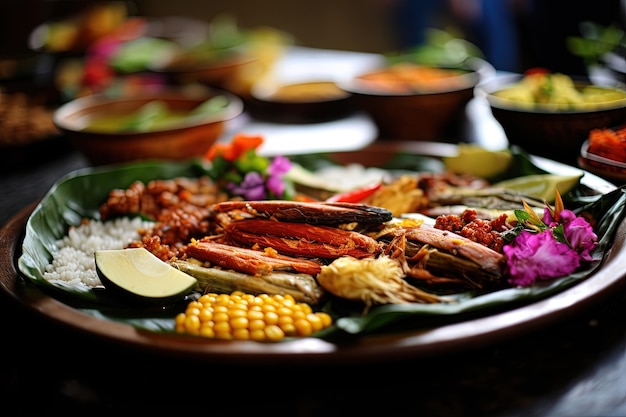 Plat traditionnel de la fête de Tous les Saints à la ville de Guatemala