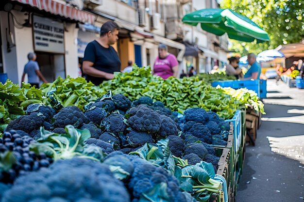 Photo plateau d'aliments frais et sains