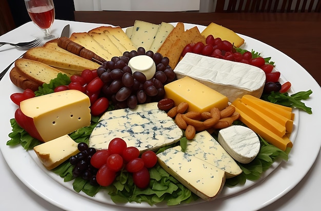 Plateau de fromages français