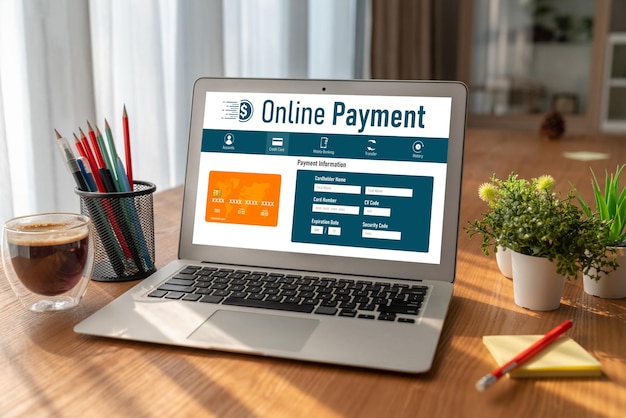 Plateforme de paiement en ligne pour le transfert d'argent à la mode