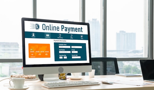 Plateforme de paiement en ligne pour le transfert d'argent à la mode