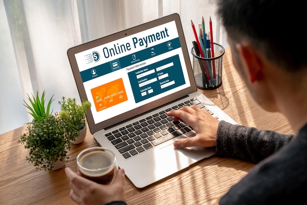 Plateforme de paiement en ligne pour le transfert d'argent à la mode
