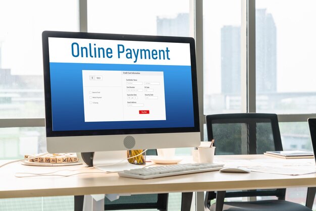 Plateforme de paiement en ligne pour le transfert d'argent à la mode