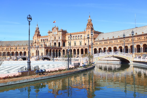 Plaza de España à Séville, Espagne