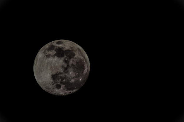 Photo pleine lune à tenerife îles canaries espagne