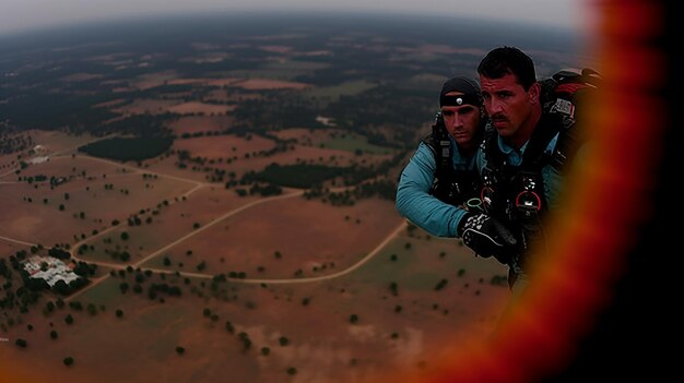 Des plongées en parachute sur les cieux de l'Arizona