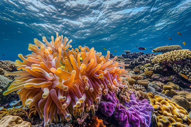 Plongez dans le monde sous-marin coloré.