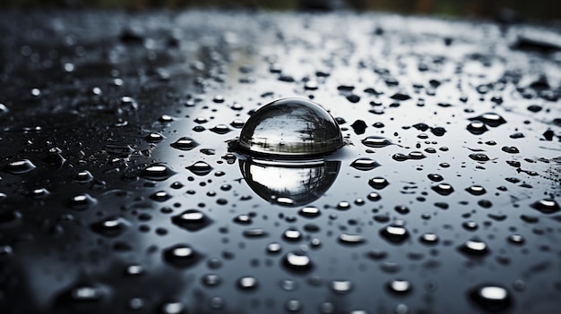 Photo pluie d'arrière-plan saison des pluies météo pluvieuse