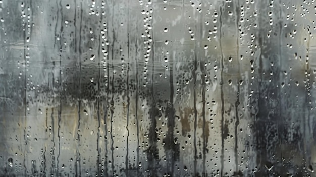 La pluie de la fenêtre sur le verre