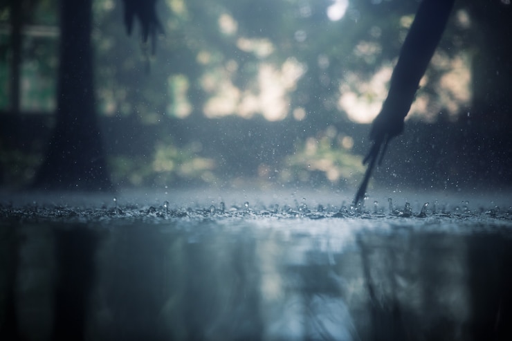 Photo pluie tropicale