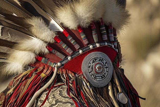 Photo plumes d'accomplissement beaucoup de plumes dans sa photo de casquette