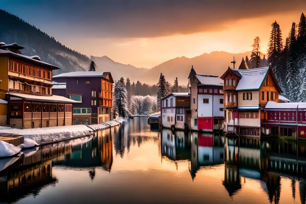 Photo l'un des plus beaux pays qui voyagent au cachemire